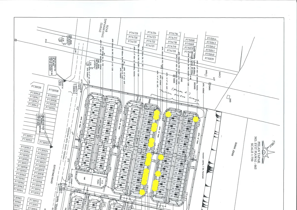 Metro Gardens Phase 2 Batu Gajah site plan